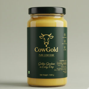 cowgold pure cow ghee 1kg – 100% natural & premium quality