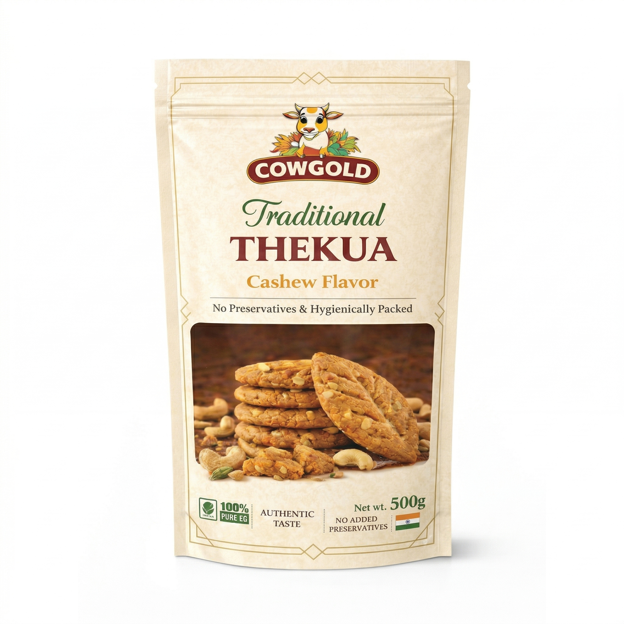 🌿 cowgold traditional bihari thekua – pure & fresh (250g)